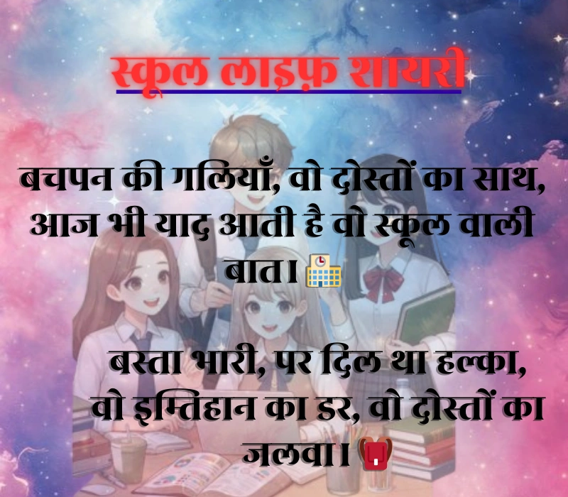 School Life Shayari