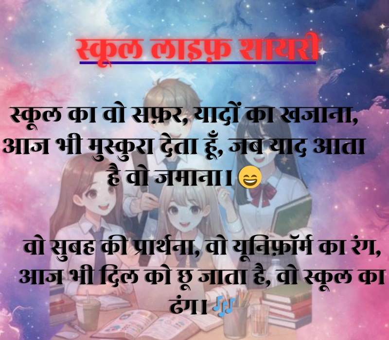 School Life Shayari