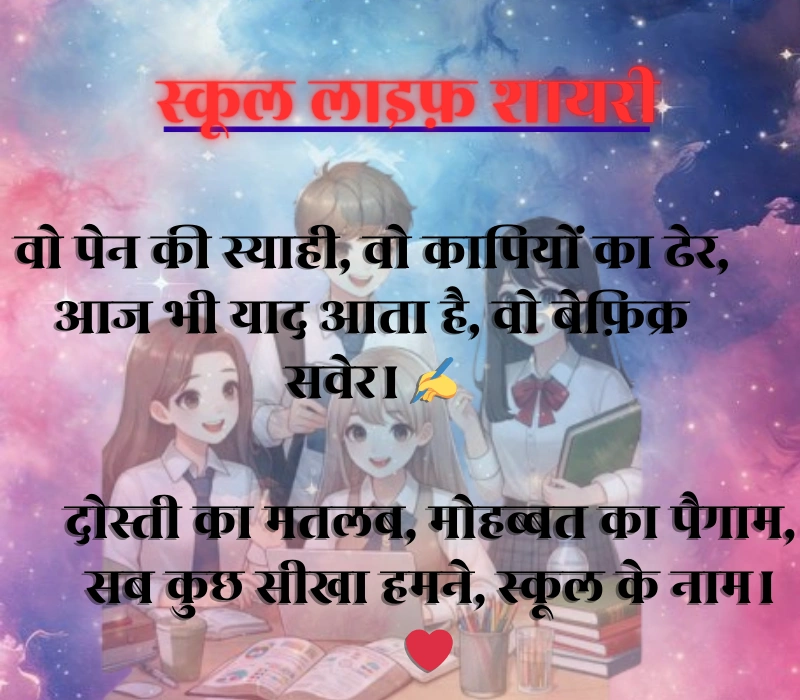 School Life Shayari