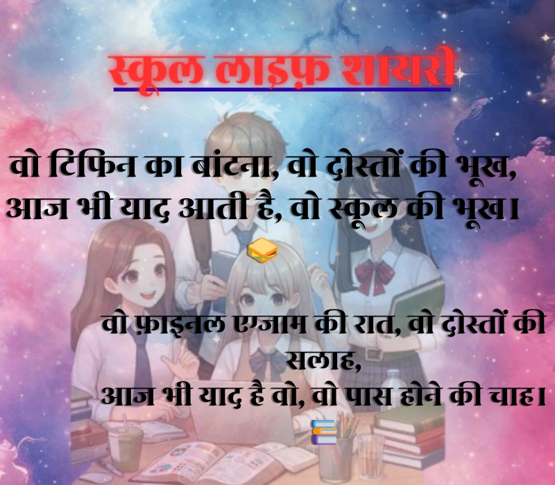 School Life Shayari