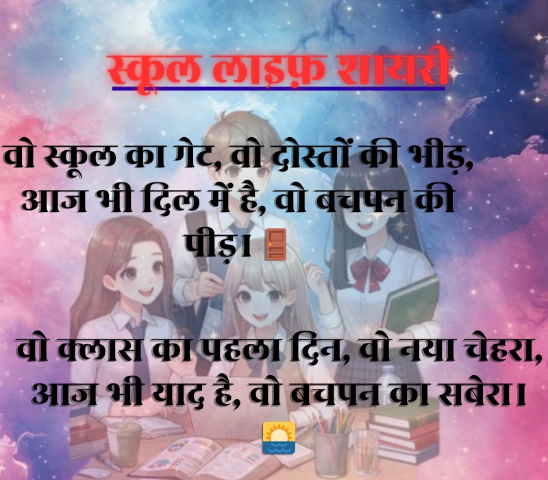 School Life Shayari