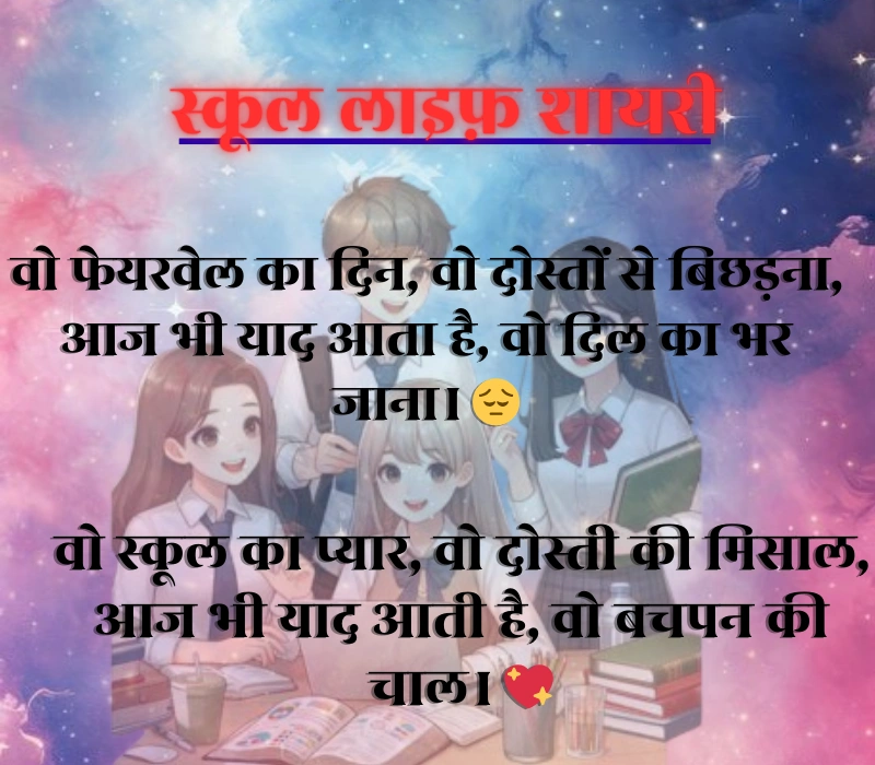 School Life Shayari