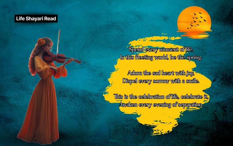 life shayari in english