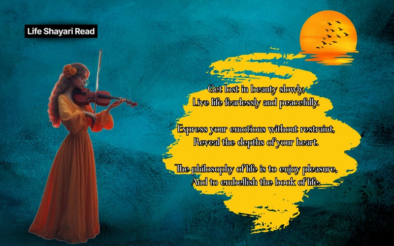 life shayari in english
