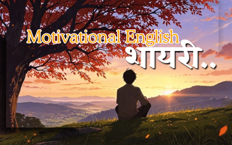 30+ Best Motivational Shayari in English | Life Shayari Read motivational shayari in english