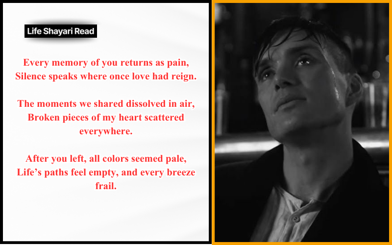 2 line breakup shayari in english