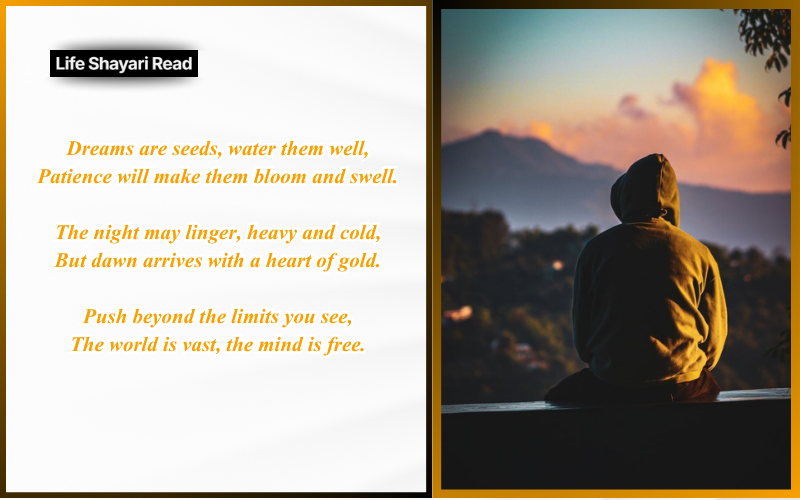 motivational shayari in english